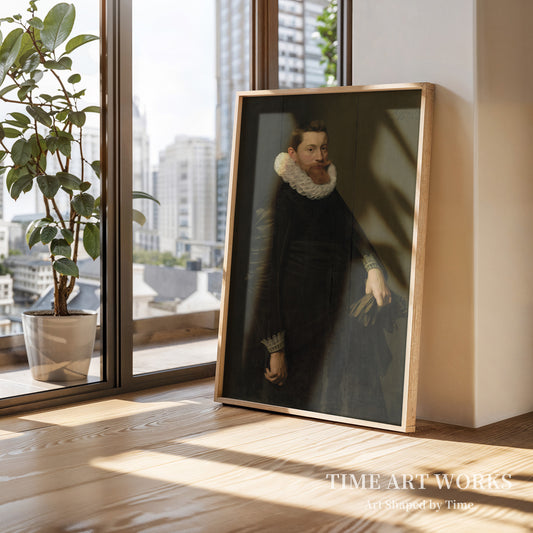 男性の肖像(Herreportræt)— ミエレフェルト、ミヒール・ヤンスゾーン。(Mierevelt, Michiel Jansz. van)