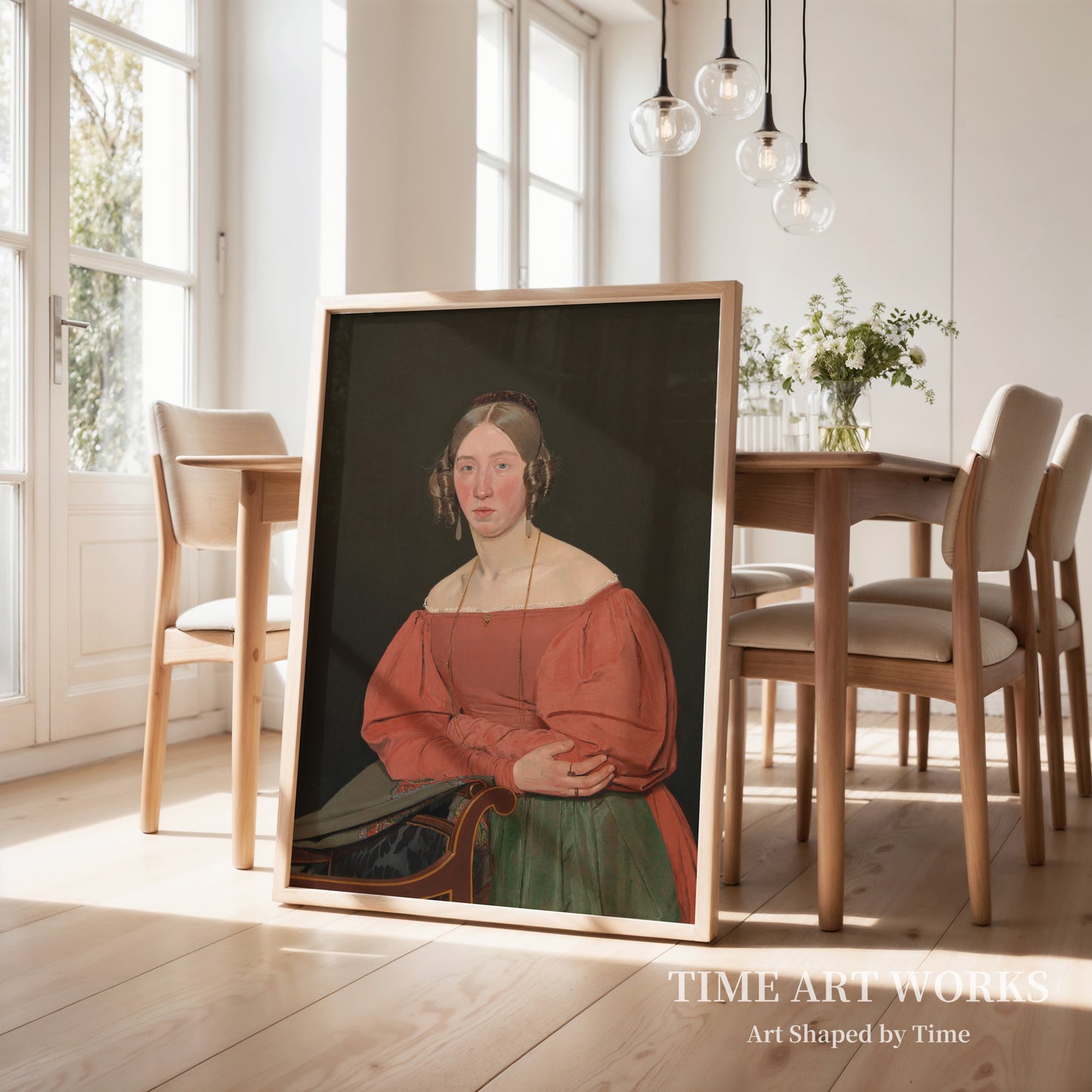 セシリエ・マルグレーテ・ピーターセン(Cecilie Margrethe Petersen, født Købke, kunstnerens søster)— コエブケ、クリスチャン(Købke, Christen)