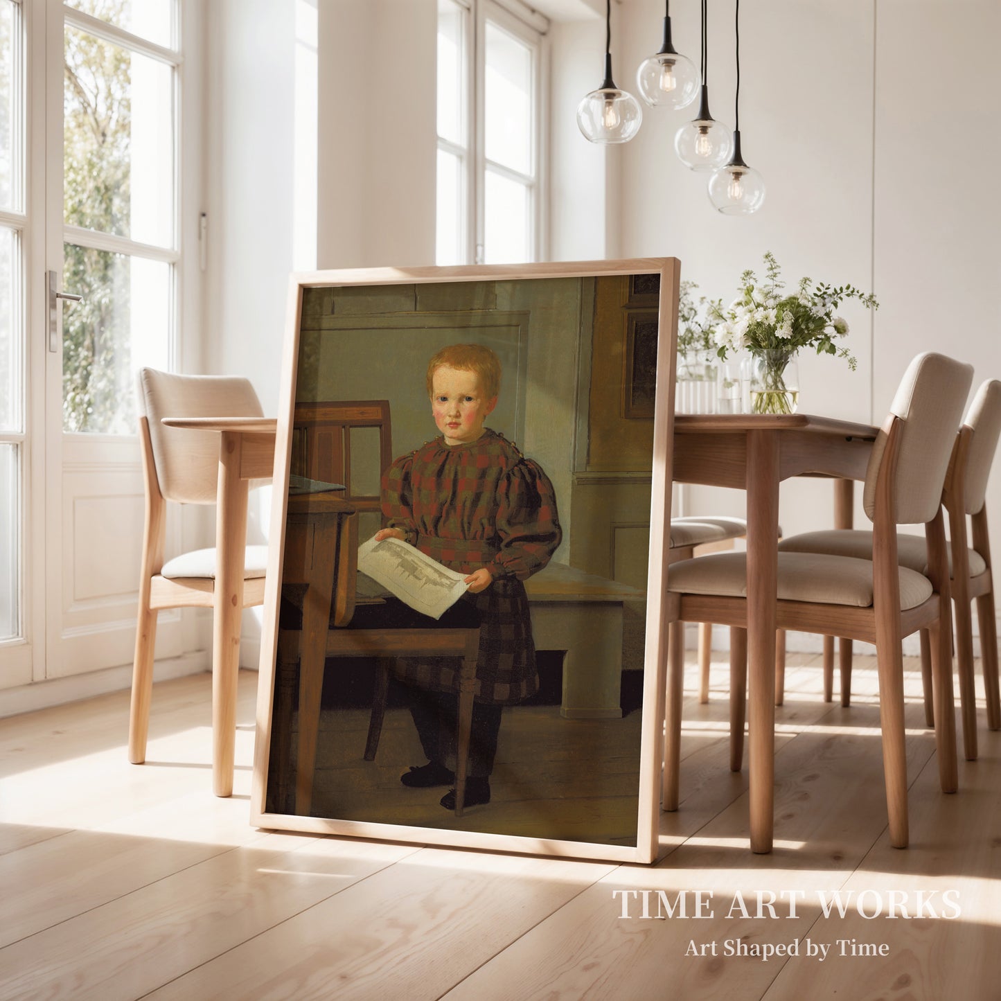 若きジュリアス(Julius Eckersberg som dreng i Eckersbergs atelier på Charlottenborg)— コエブケ、クリスチャン(Købke, Christen)