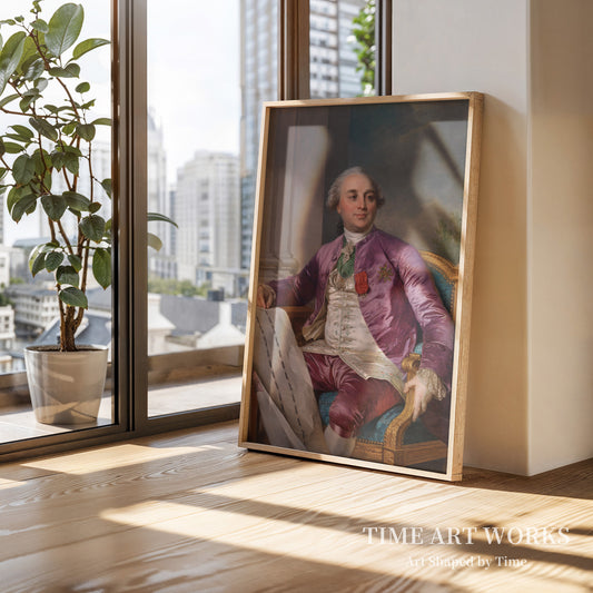 シャルル=クロード・フラオー・ド・ラ・ビヤルデリーの肖像(1730-1809)(Portræt af Charles-Claude Flahaut de la Billarderie comte d'Angiviller (1730-1809))— デュプレシス、ジョセフ=シフレ(Duplessis, Joseph-Siffred)