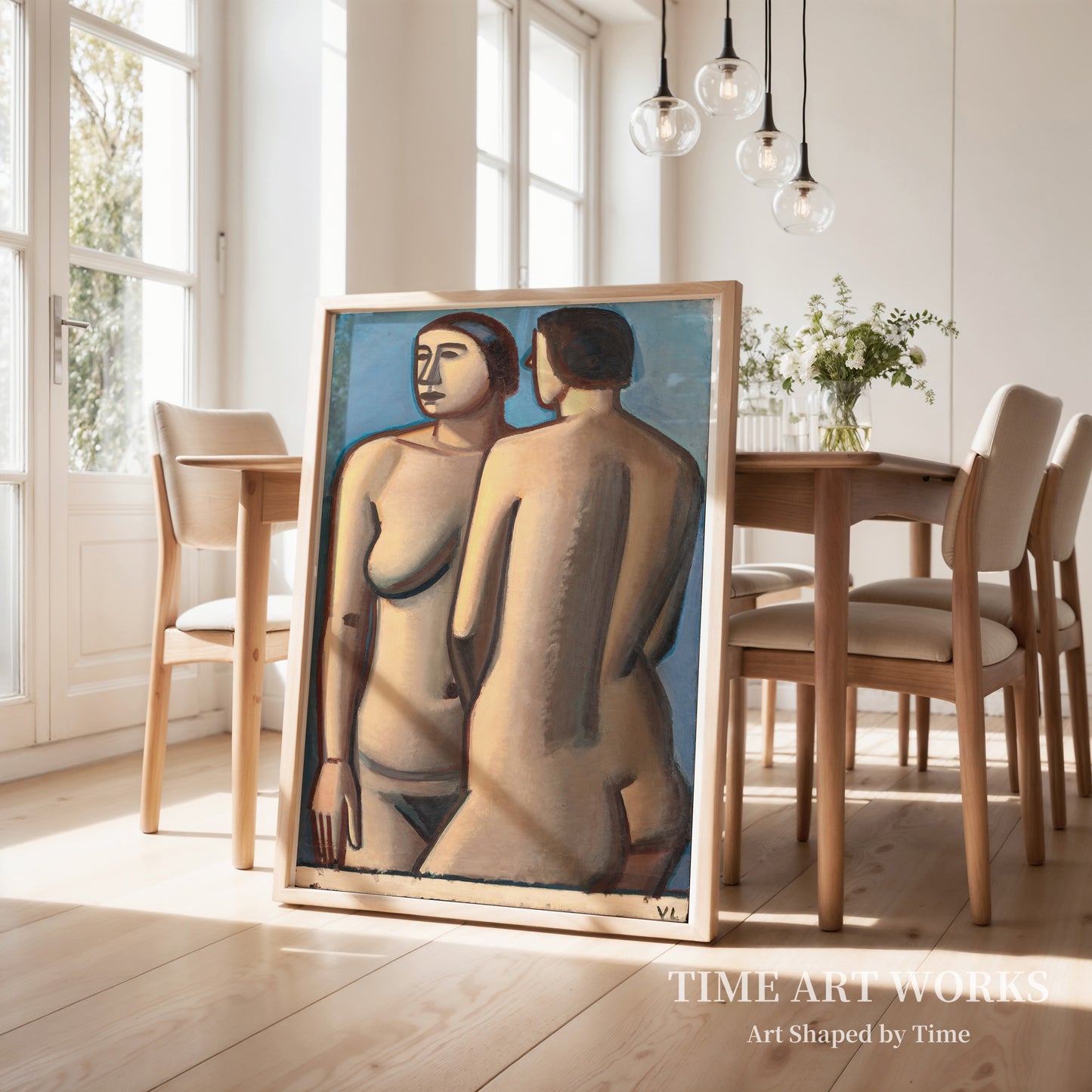 立っている習作2体(To stående modeller)— ルンドストロム、ヴィルヘルム(Lundstrøm, Vilhelm)