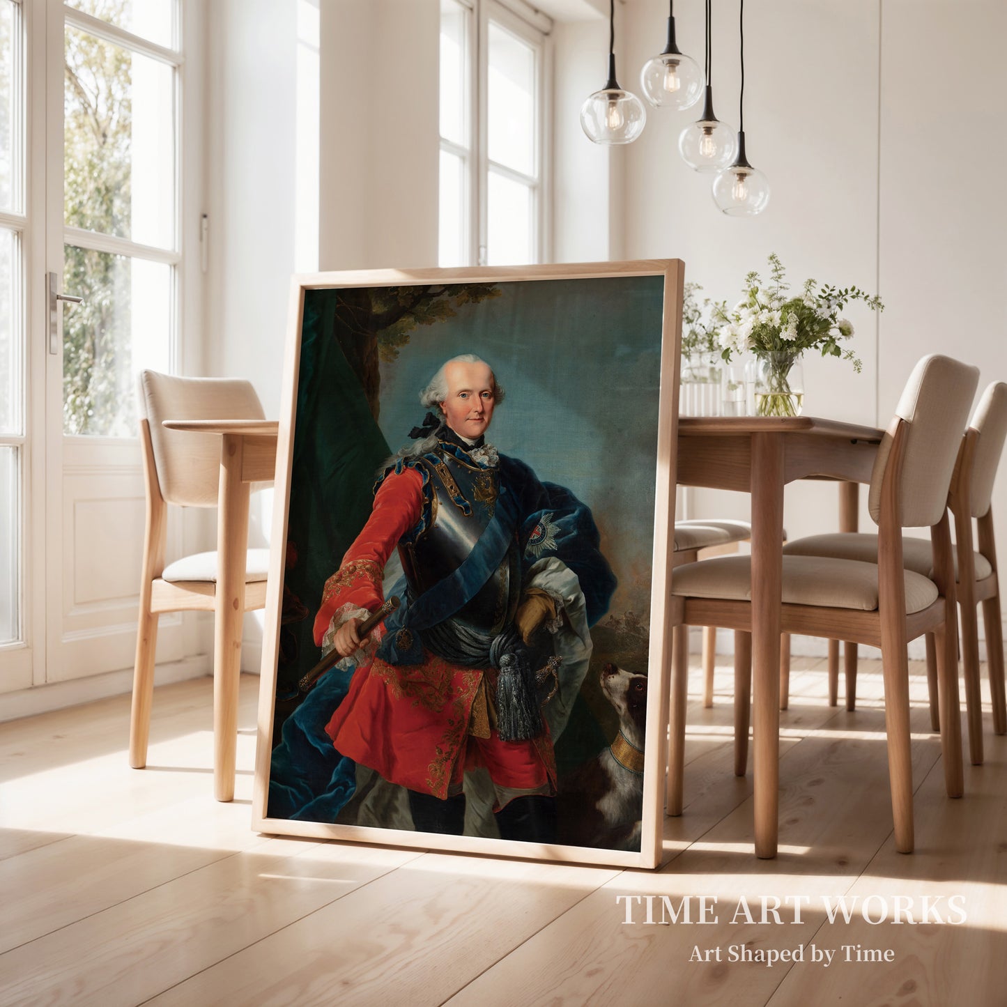 ブラウンシュヴァイク公フェルディナントの肖像(Portræt af Ferdinand af Braunschweig)— ティシュバイン (I)、ヨハン・ハインリヒ(Tischbein (I), Johann Heinrich)