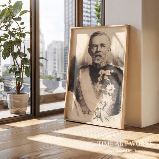 L. コーエフォード少将の肖像(Portræt af Generalmajor L. Koefoed)— シュワルツ、フランス(Schwartz, Frans)