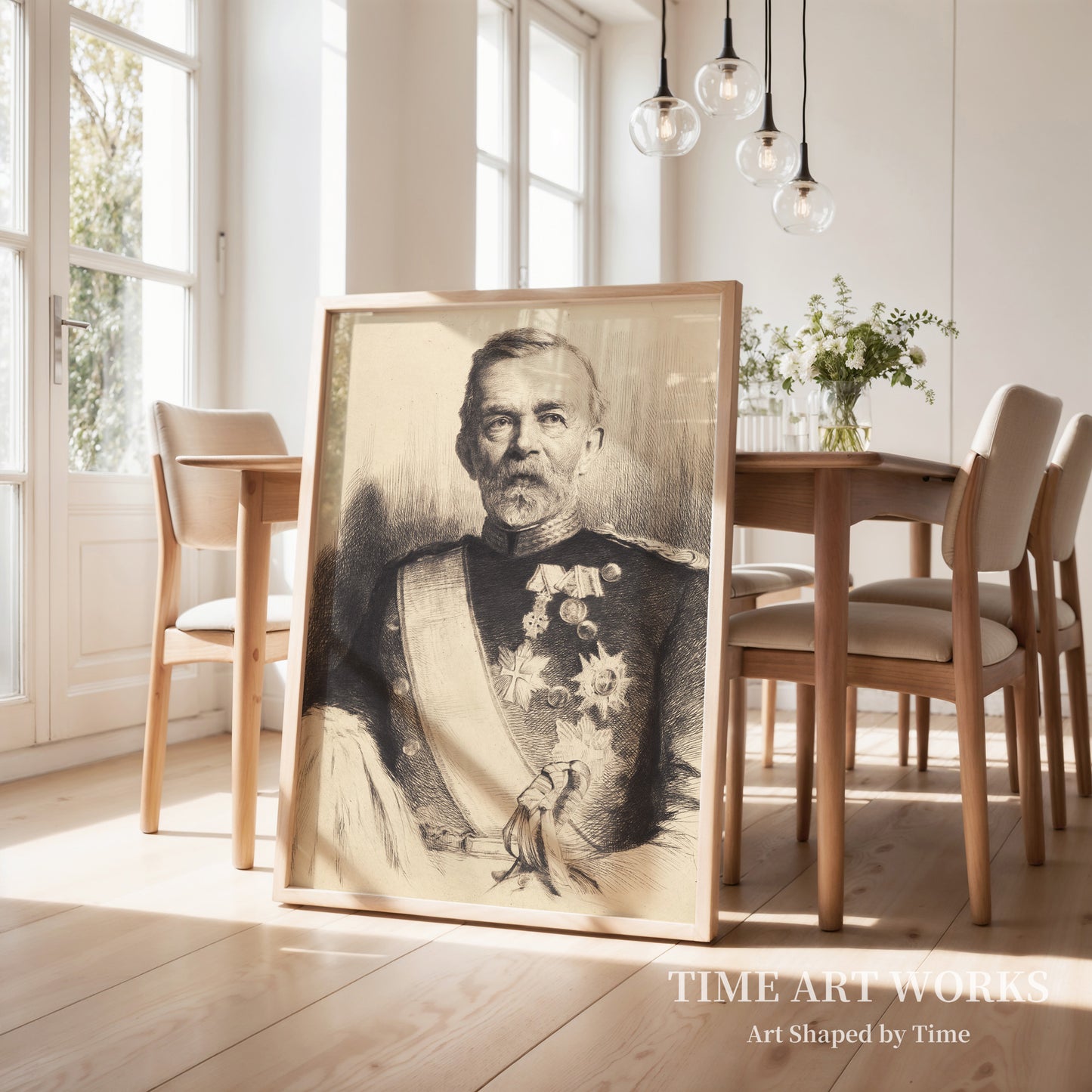 L. コーエフォード少将の肖像(Portræt af Generalmajor L. Koefoed)— シュワルツ、フランス(Schwartz, Frans)