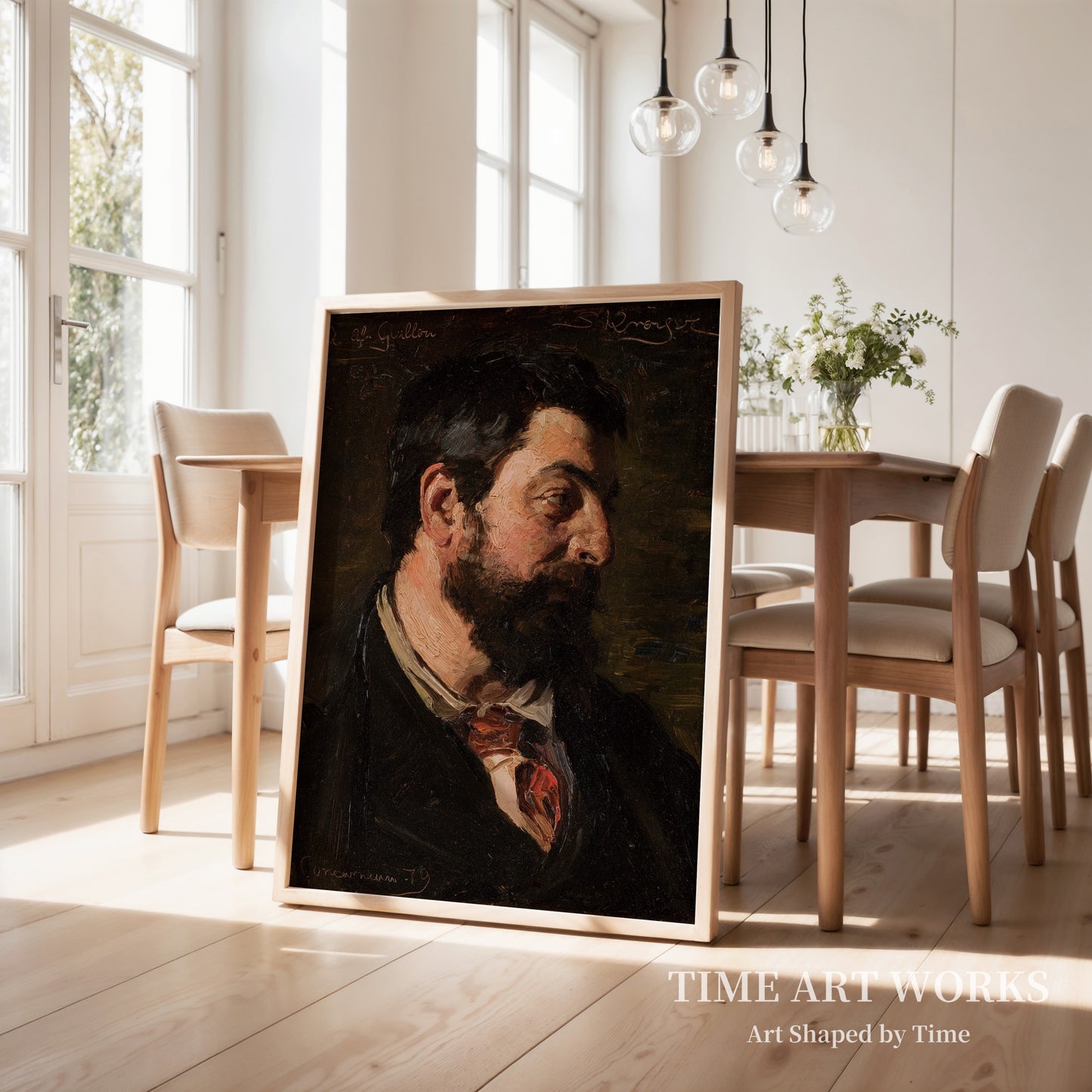 フランスの画家アルフレッド・ギユーの肖像(Portræt af den franske maler Alfred Guillou)— クロイヤー、PS(Krøyer, P.S.)