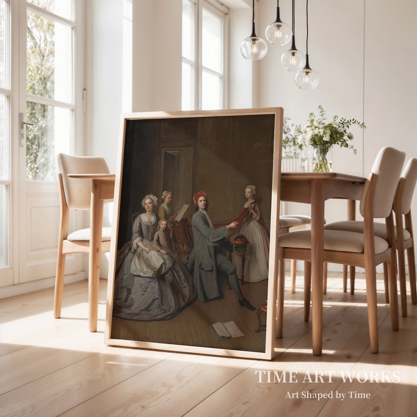 音楽を作るアーティストとその家族(Kunstneren og hans familie musicerende)— デナー、バルタザール(Denner, Balthasar)