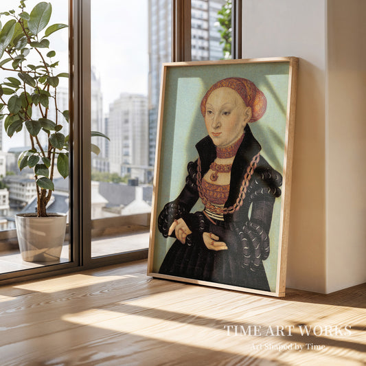 ザクセン選帝侯シビラ(1510-1569)の肖像(Portræt af kurfyrstinde Sibylla af Sachsen (1510-1569))— クラナッハ(I)、ルーカス(Cranach (I), Lucas)