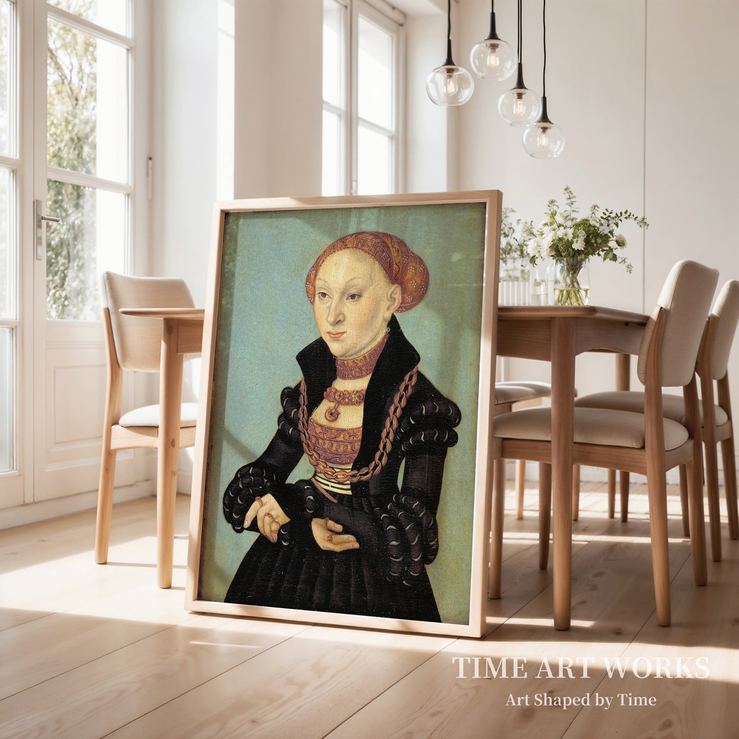 ザクセン選帝侯シビラ(1510-1569)の肖像(Portræt af kurfyrstinde Sibylla af Sachsen (1510-1569))— クラナッハ(I)、ルーカス(Cranach (I), Lucas)