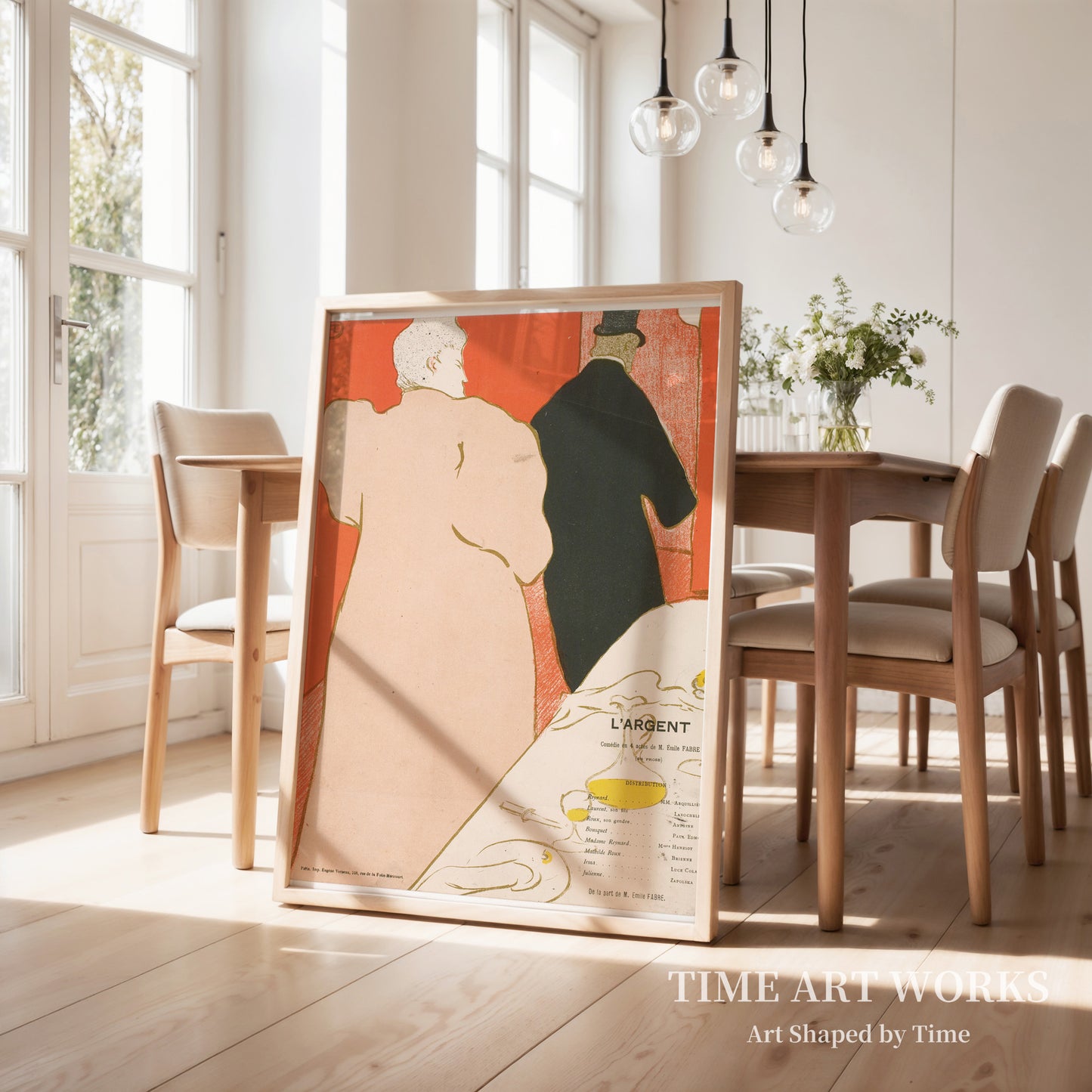 ある男性と女性(Un Moniseur et une Dame, Programme pour L'Argent)— トゥールーズ=ロートレック、アンリ・ド(Toulouse-Lautrec, Henri de)