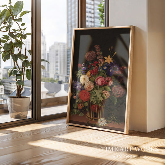 花が入った軽い籐のバスケット(En let rørkurv med blomster)— フリッツ、CD(Fritzsch, C.D.)