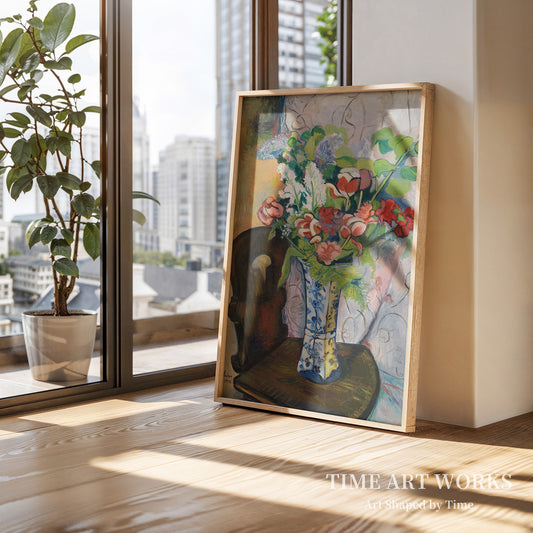 花瓶に生けられた春の花(Forårsblomster i en vase)— ヴァラドン、スザンヌ(Valadon, Suzanne)