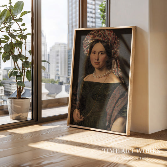 ターバンを巻いた画家の妻(旧姓ローレンツェン)(Cathrine Jensen, f. Lorenzen, kunstnerens hustru med turban)— カリフォルニア州ジェンセン(Jensen, C.A.)