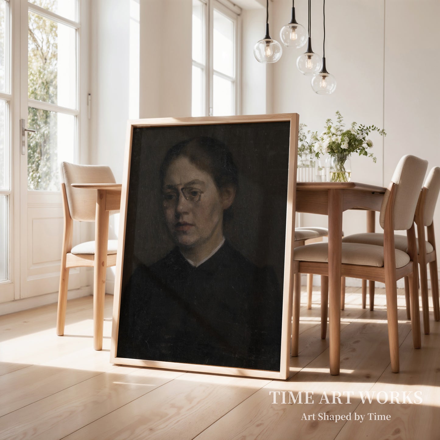 画家エリザベス・ワンデル(Maleren Elisabeth Wandel)— ハンマースホイ、ヴィルヘルム(Hammershøi, Vilhelm)