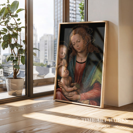 メアリーと子ども(Maria med barnet og den lille Johannes)— クラナッハ(I)、ルーカス(Cranach (I), Lucas)