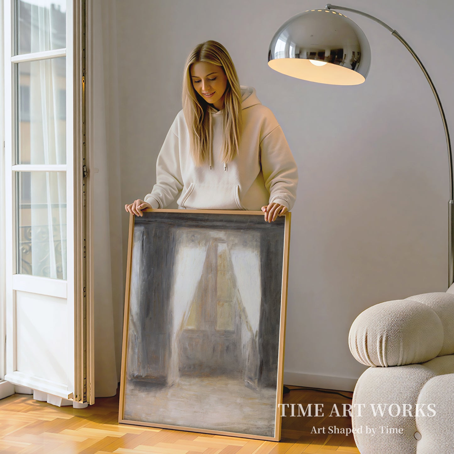 Frederiksberg Alléのリビングルーム(Dagligstuen på Frederiksberg Allé)— ハンマースホイ、ヴィルヘルム(Hammershøi, Vilhelm)