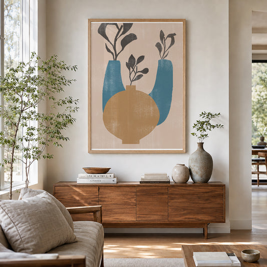 TAWミッドセンチュリーモダン アブストラクトTAW Mid Century Modern Abstract Art Poster No.006
