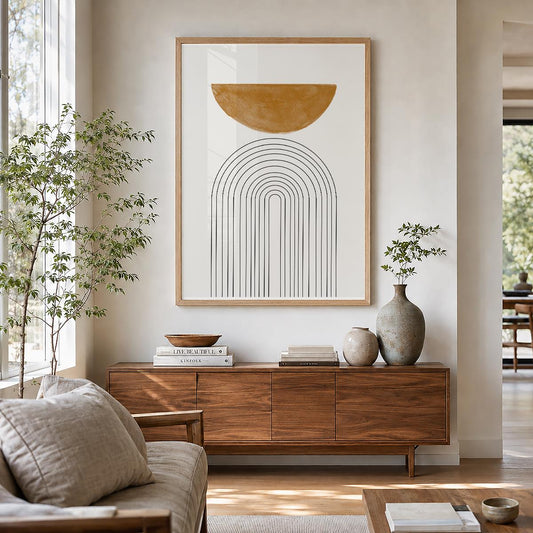 TAWミッドセンチュリーモダン アブストラクトTAW Mid Century Modern Abstract Art Poster No.009