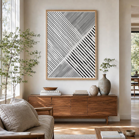 TAWミッドセンチュリーモダン アブストラクトTAW Mid Century Modern Abstract Art Poster No.017