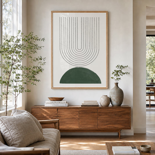 TAWミッドセンチュリーモダン アブストラクトTAW Mid Century Modern Abstract Art Poster No.023