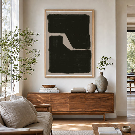 TAWミッドセンチュリーモダン アブストラクトTAW Mid Century Modern Abstract Art Poster No.034