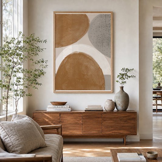 TAWミッドセンチュリーモダン アブストラクトTAW Mid Century Modern Abstract Art Poster No.038