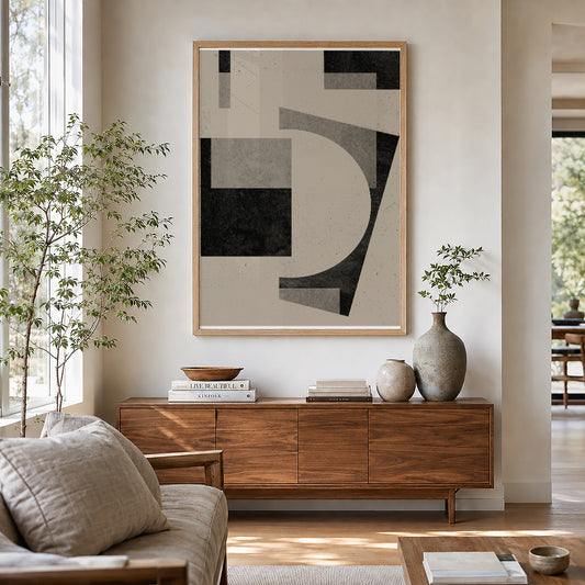 TAWミッドセンチュリーモダン アブストラクトTAW Mid Century Modern Abstract Art Poster No.039