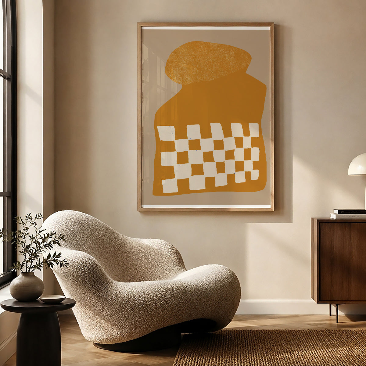 TAWミッドセンチュリーモダン アブストラクトTAW Mid Century Modern Abstract Art Poster No.044