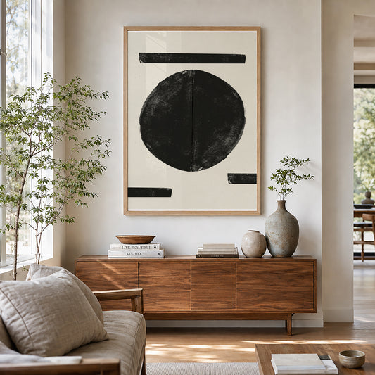 TAWミッドセンチュリーモダン アブストラクトTAW Mid Century Modern Abstract Art Poster No.048