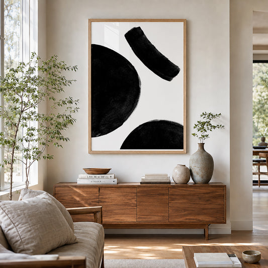 TAWミッドセンチュリーモダン アブストラクトTAW Mid Century Modern Abstract Art Poster No.064