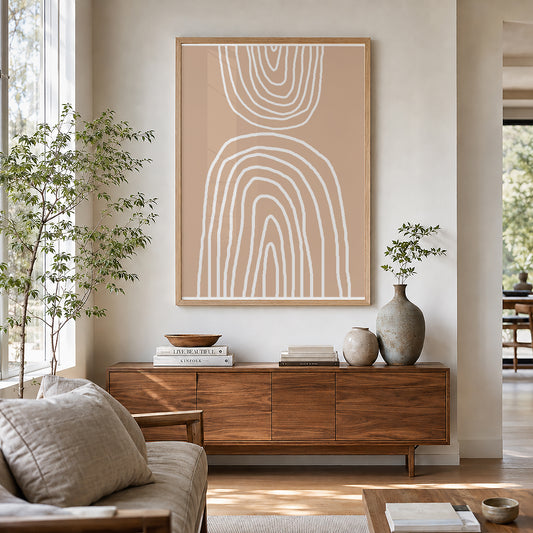 TAWミッドセンチュリーモダン アブストラクトTAW Mid Century Modern Abstract Art Poster No.072