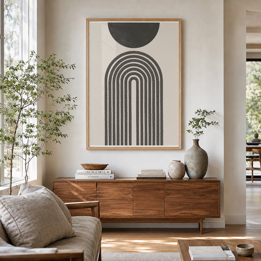 TAWミッドセンチュリーモダン アブストラクトTAW Mid Century Modern Abstract Art Poster No.076