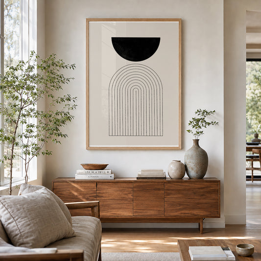 TAWミッドセンチュリーモダン アブストラクトTAW Mid Century Modern Abstract Art Poster No.078