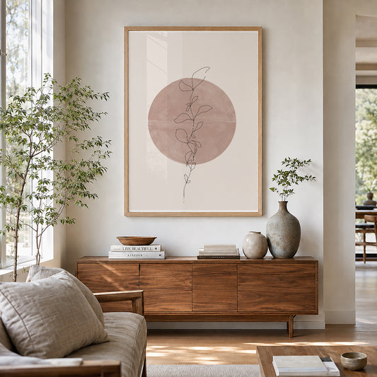 TAWミッドセンチュリーモダン アブストラクトTAW Mid Century Modern Abstract Art Poster No.081