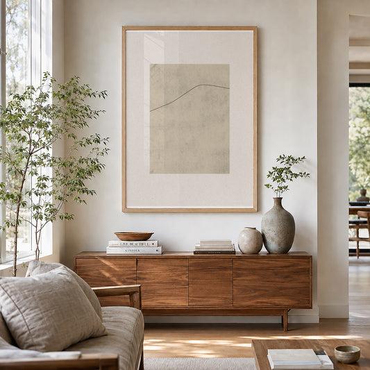 TAWミッドセンチュリーモダン アブストラクトTAW Mid Century Modern Abstract Art Poster No.092