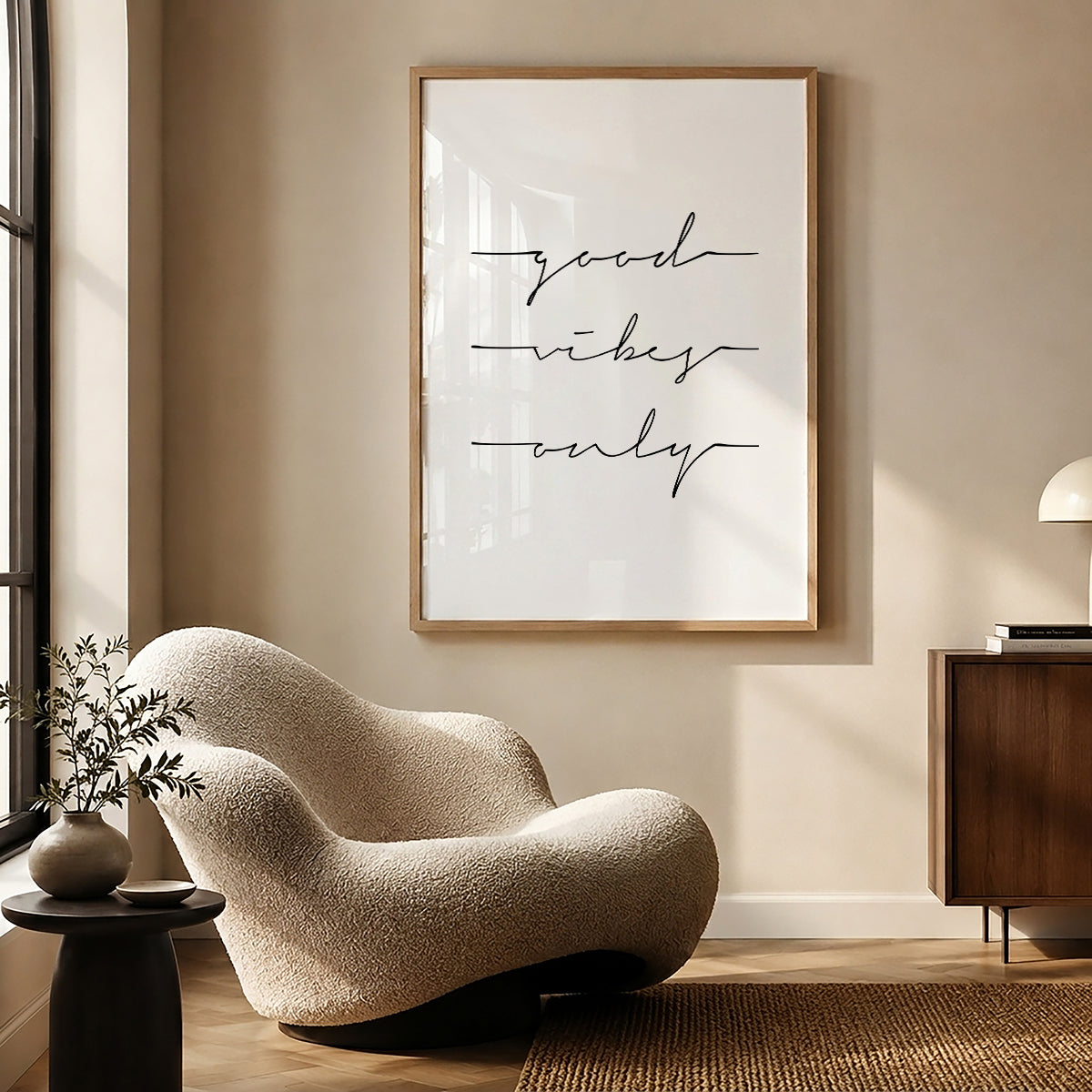 TAWミッドセンチュリーモダン アブストラクトTAW Mid Century Modern Abstract Art Poster No.099