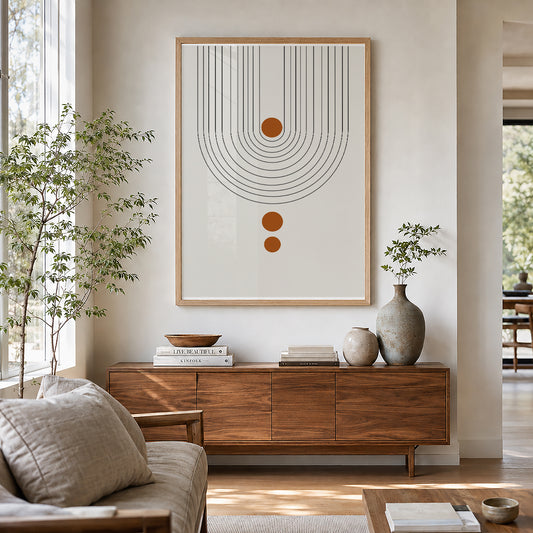 TAW BOHO アブストラクト TAW BOHO Abstract Art Poster210