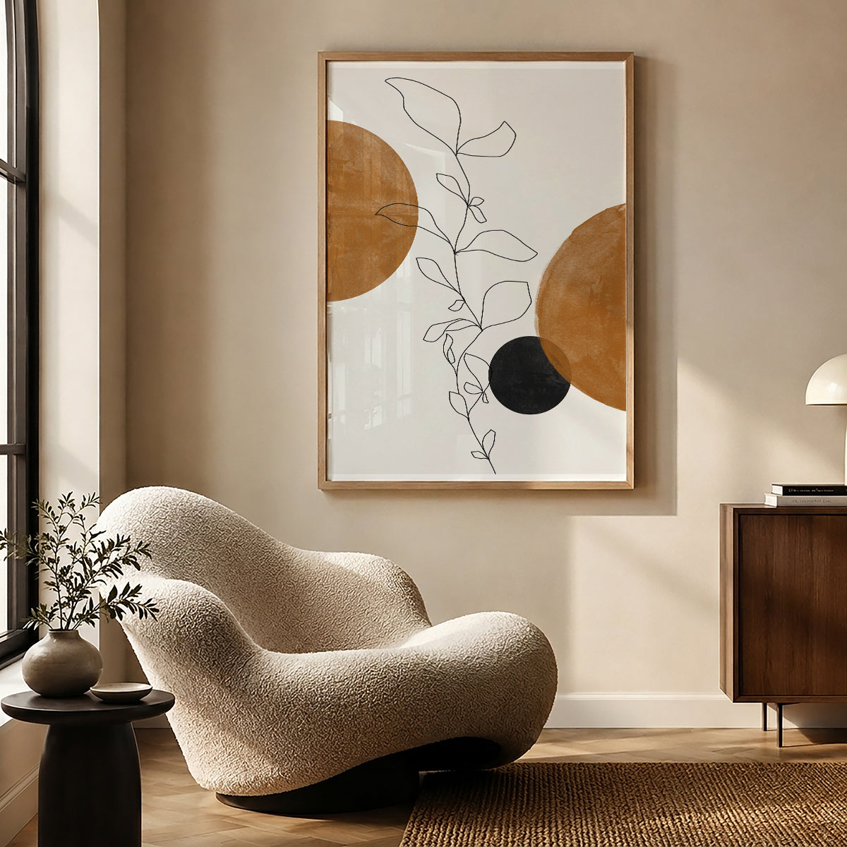 TAW BOHO アブストラクト TAW BOHO Abstract Art Poster263