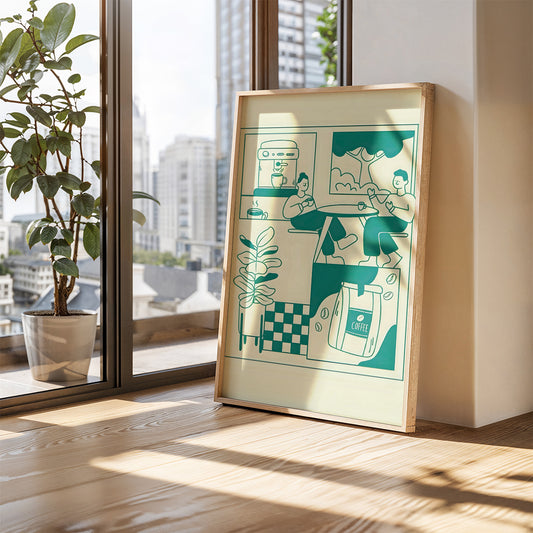 ミッドセンチュリーモダン Mid-Century Modern Art Poster No.635
