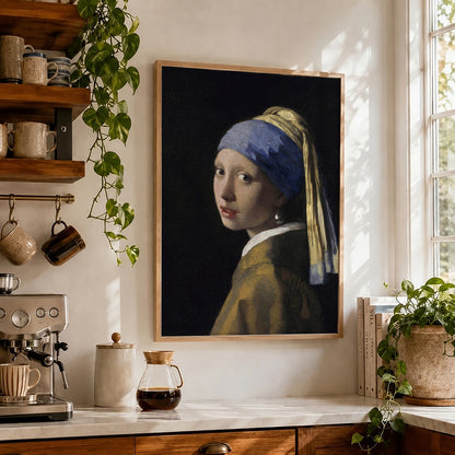 真珠の耳飾りの少女　1665年　ヨハネス・フェルメール