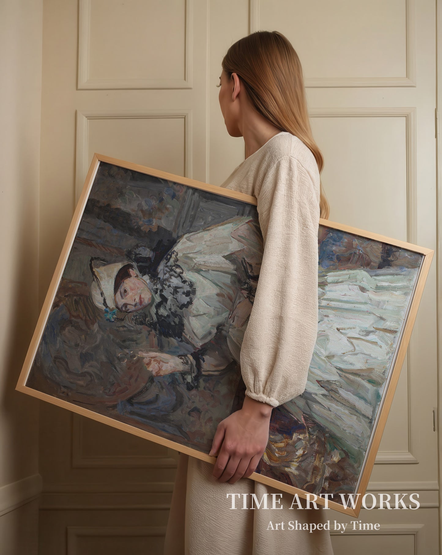 仮装の娘（Kunstnerens datter i karnevalsdragt）— トゥクセン、ラウリッツ（Tuxen, Laurits）
