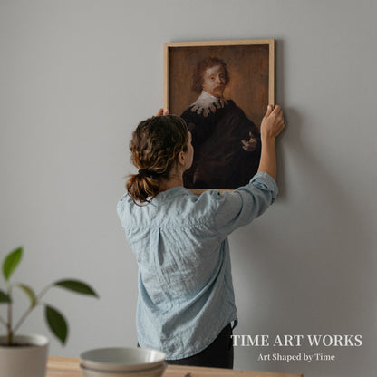 画家コルネリス・ファン・ポーレンブルクの肖像（Portræt af maleren Cornelis van Poelenburgh）— ダイク、アンソニー・ヴァン（Dyck, Anthony van）