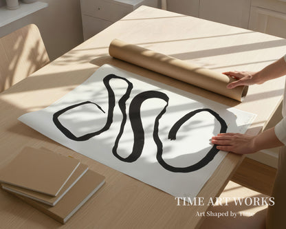 『Signature』習作（Forlæg for den serigrafiske mappe "Signatur", 1973）— モーテンセン、リチャード（Mortensen, Richard）