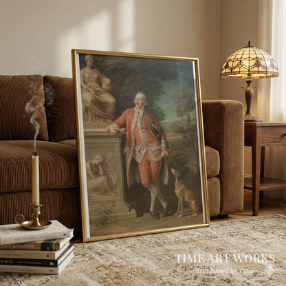ピーター・ベックフォードの肖像（Peter Beckford, landowner, Dorset）— バトーニ、ポンペオ・ジローラモ（Batoni, Pompeo Girolamo）