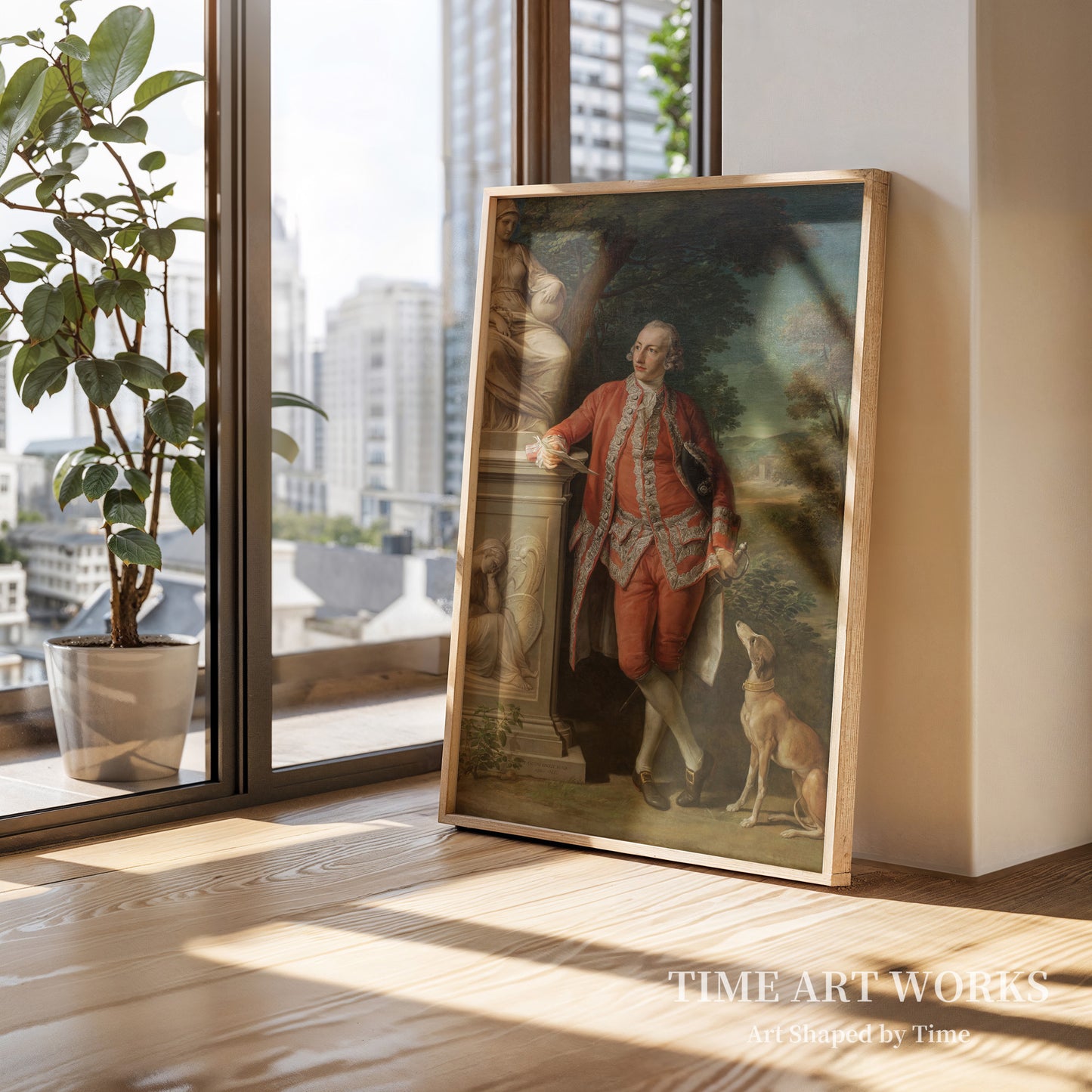 ピーター・ベックフォードの肖像（Peter Beckford, landowner, Dorset）— バトーニ、ポンペオ・ジローラモ（Batoni, Pompeo Girolamo）