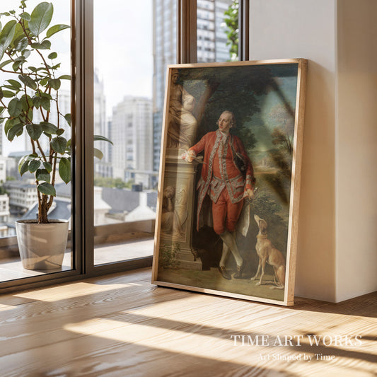 ピーター・ベックフォードの肖像（Peter Beckford, landowner, Dorset）— バトーニ、ポンペオ・ジローラモ（Batoni, Pompeo Girolamo）