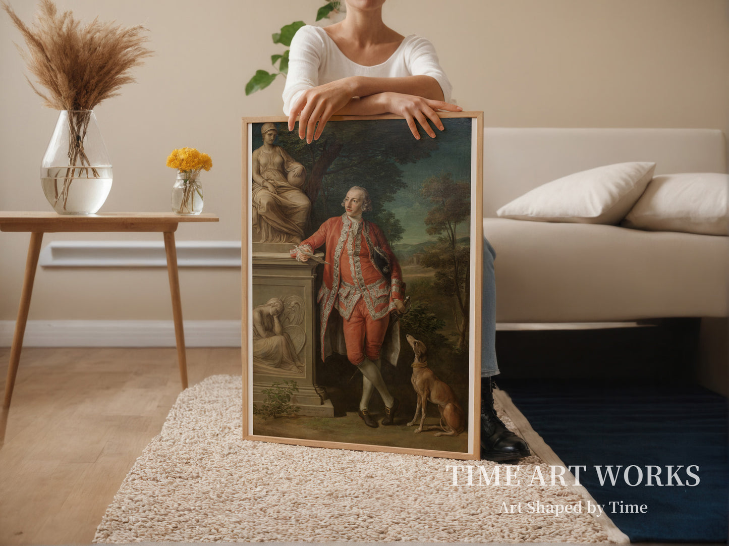 ピーター・ベックフォードの肖像（Peter Beckford, landowner, Dorset）— バトーニ、ポンペオ・ジローラモ（Batoni, Pompeo Girolamo）