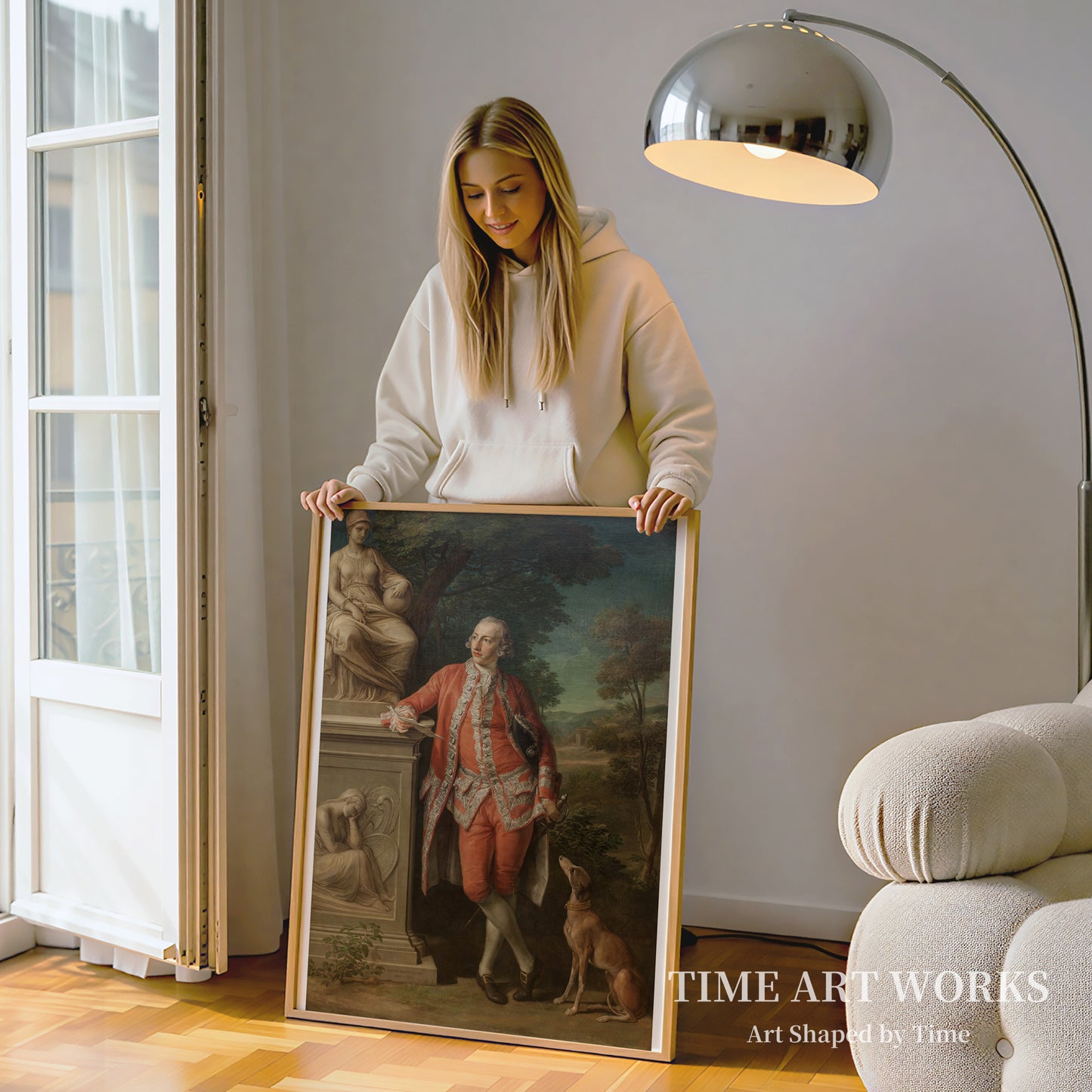 ピーター・ベックフォードの肖像（Peter Beckford, landowner, Dorset）— バトーニ、ポンペオ・ジローラモ（Batoni, Pompeo Girolamo）