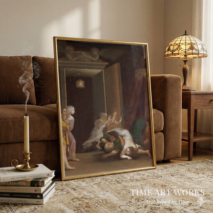 パリス、驚愕の場（Paris hos Helena overraskes af Menelaos）— ゲルトン、トゥーサン（Gelton, Toussaint）