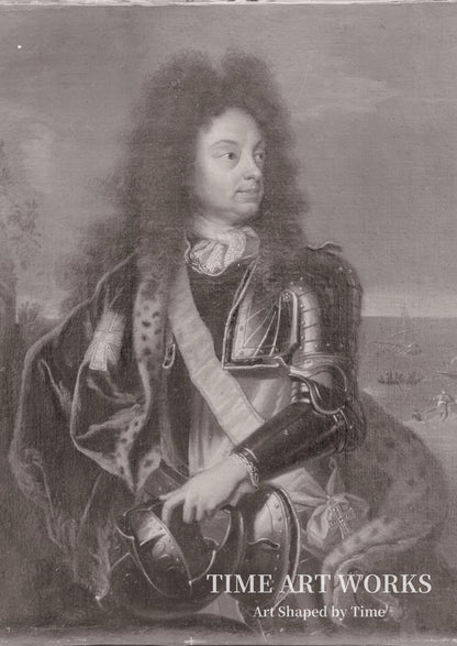 フレデリック・ウォルター（1671-1718）、枢密顧問官、首席廷臣の肖像。白騎士 1701年（Portræt af Frederik Walter (1671-1718), gehejmeråd, overhofmester. Hvid Ridder 1701）— 未知（Ubekendt）