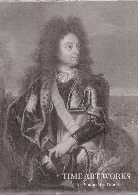 フレデリック・ウォルター（1671-1718）、枢密顧問官、首席廷臣の肖像。白騎士 1701年（Portræt af Frederik Walter (1671-1718), gehejmeråd, overhofmester. Hvid Ridder 1701）— 未知（Ubekendt）